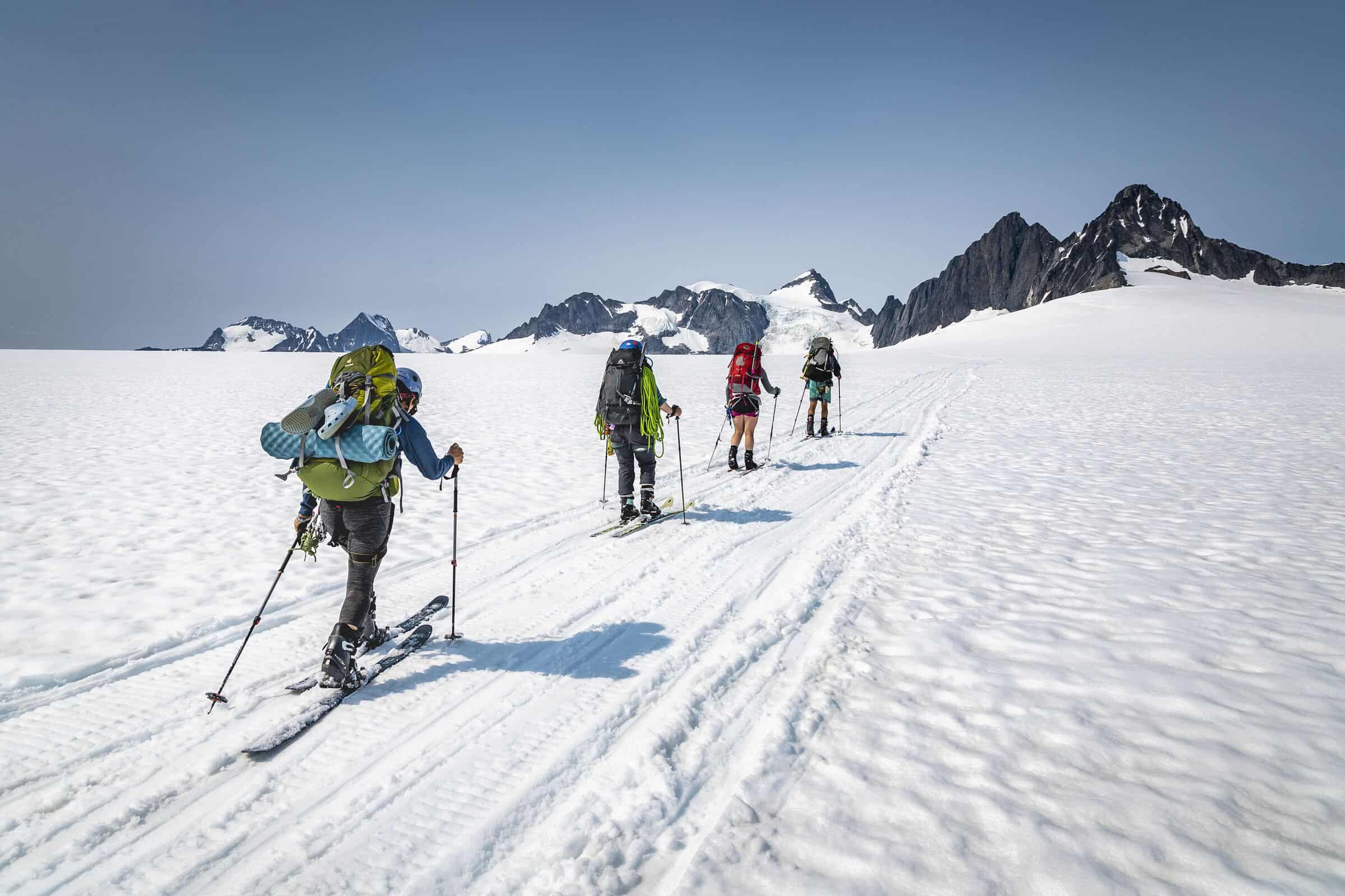 Students On Snow